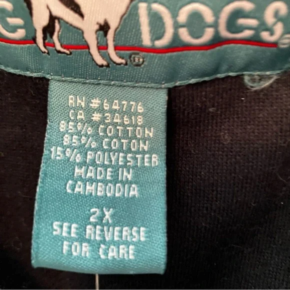 Big Dog Sherpa Extended Zip - 2XL - Navy Heath - Picture 7 of 9